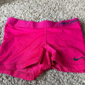 Nike Pro Fuchsia Training Shorts